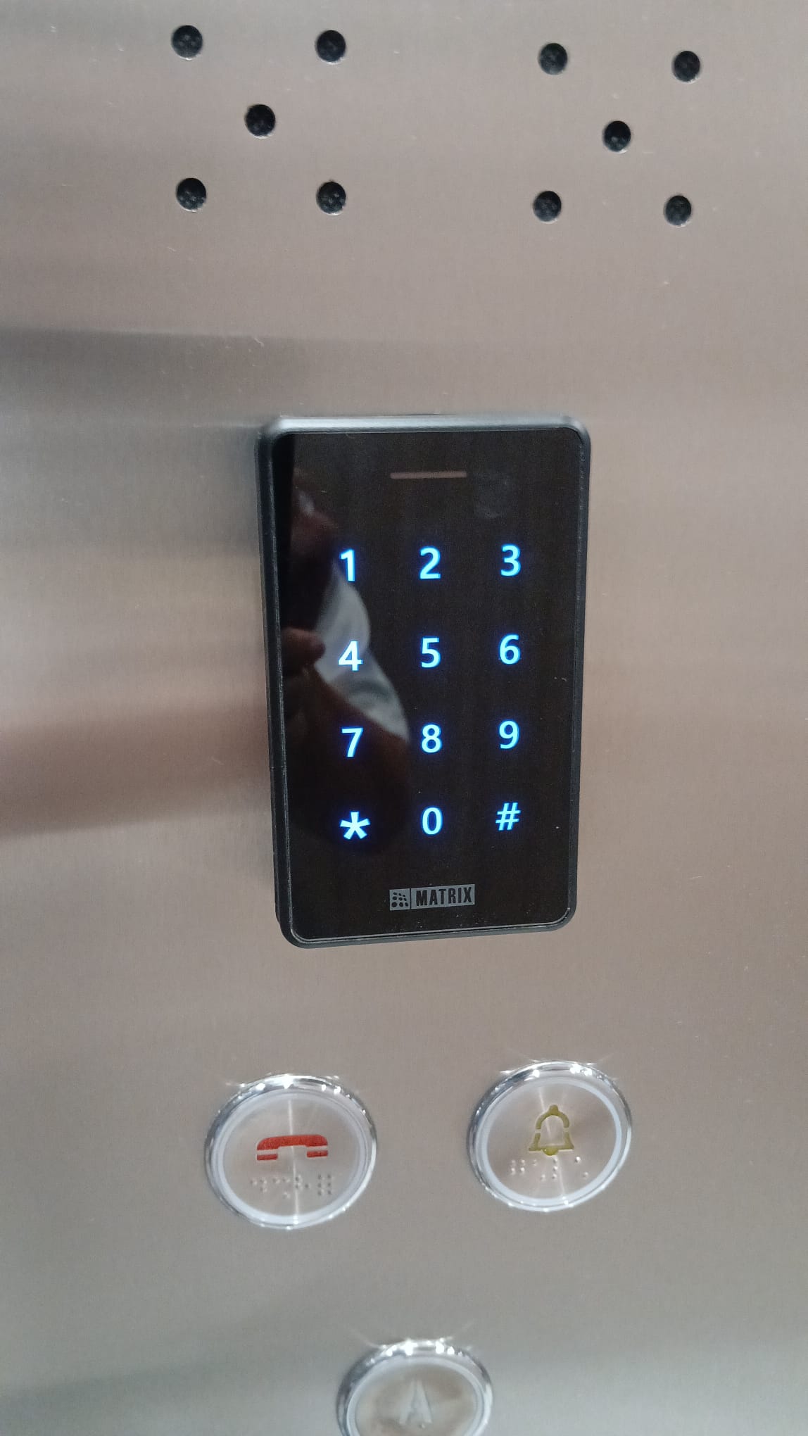 Lift keypad